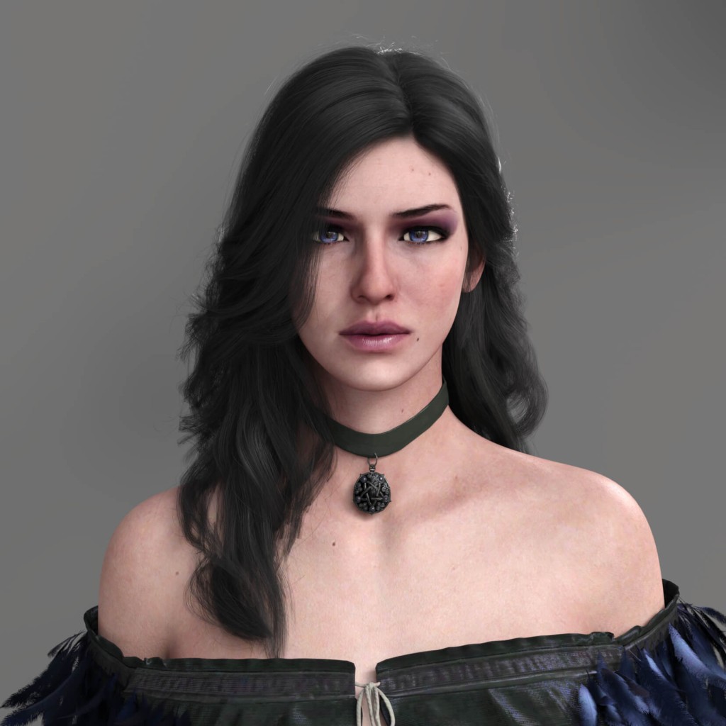 Yennefer Hair for Genesis 8/8.1 Female
