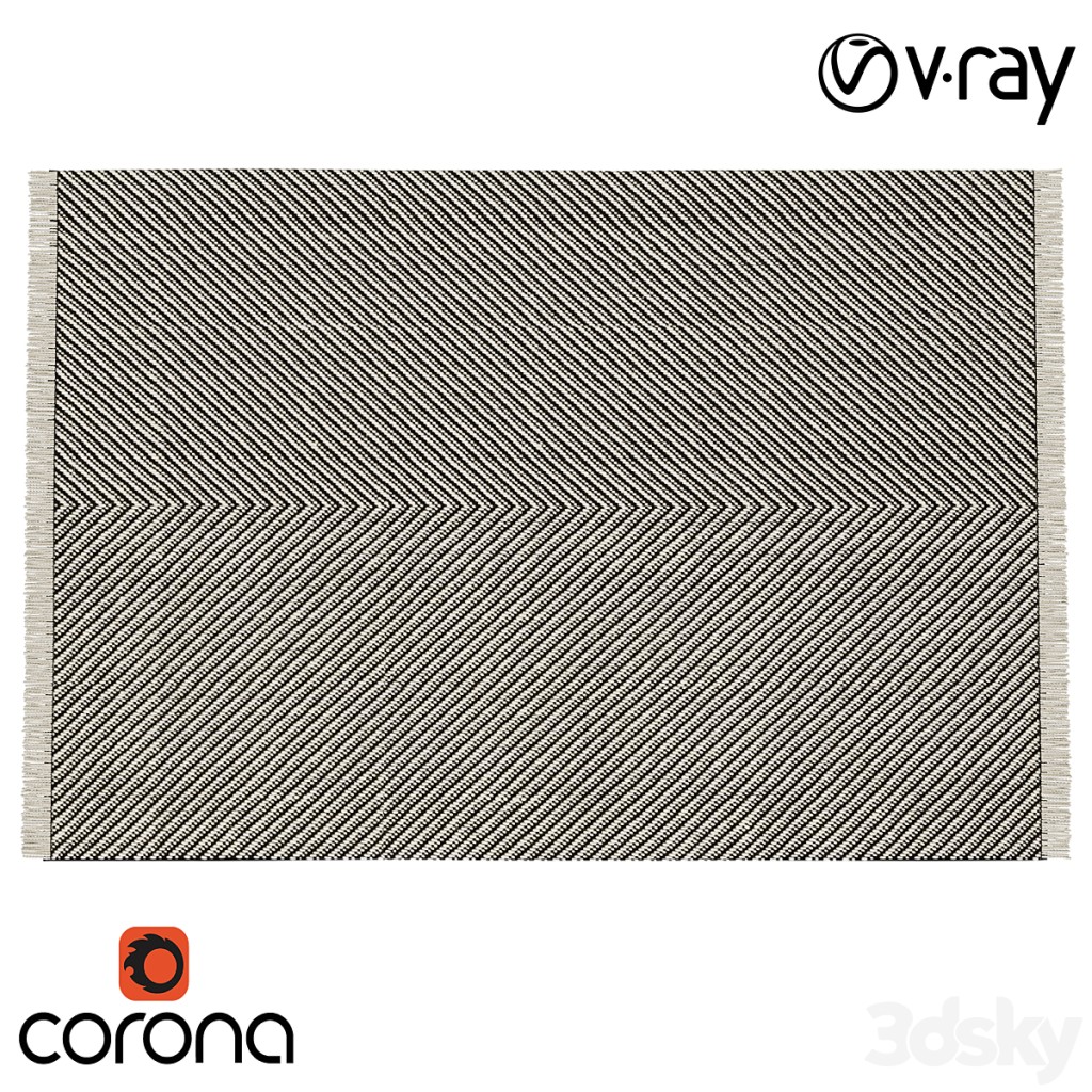 Chevron Woven Area Rug