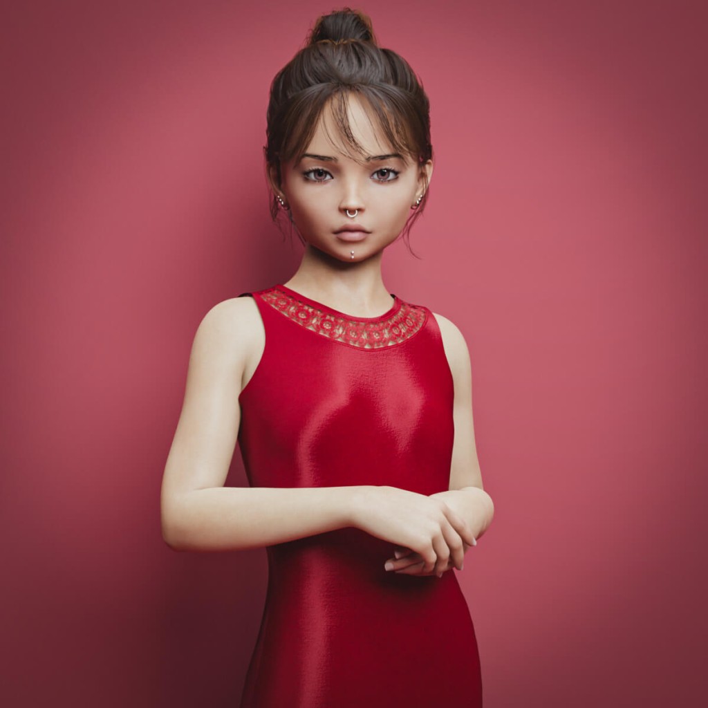 Aura Teen for Genesis 8 Female