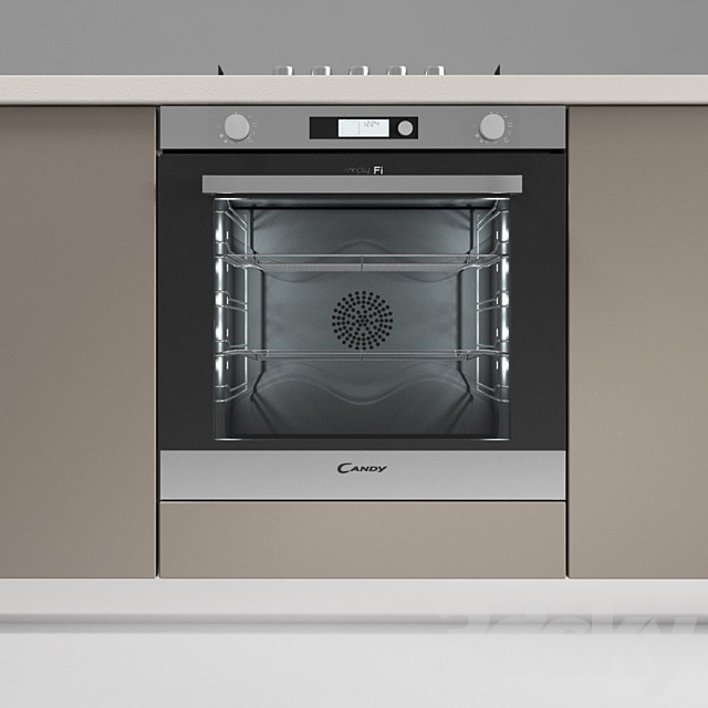Oven FXE 825 X WIFI and stove top CFX 75 Candy