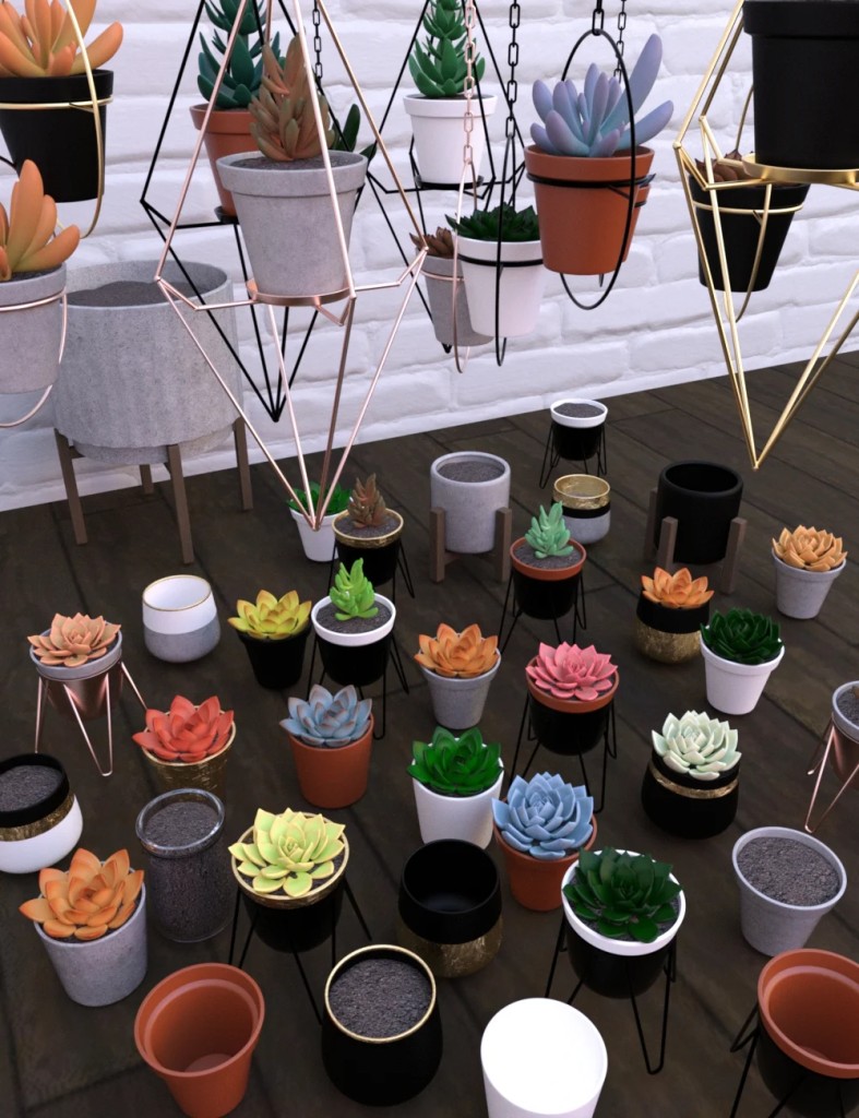 Modern City Indoor Garden Props
