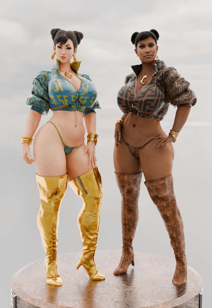 Chun-li cover costume
