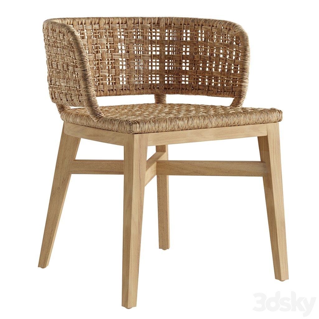 LoftDesigne 40614 Rattan Dining Chair