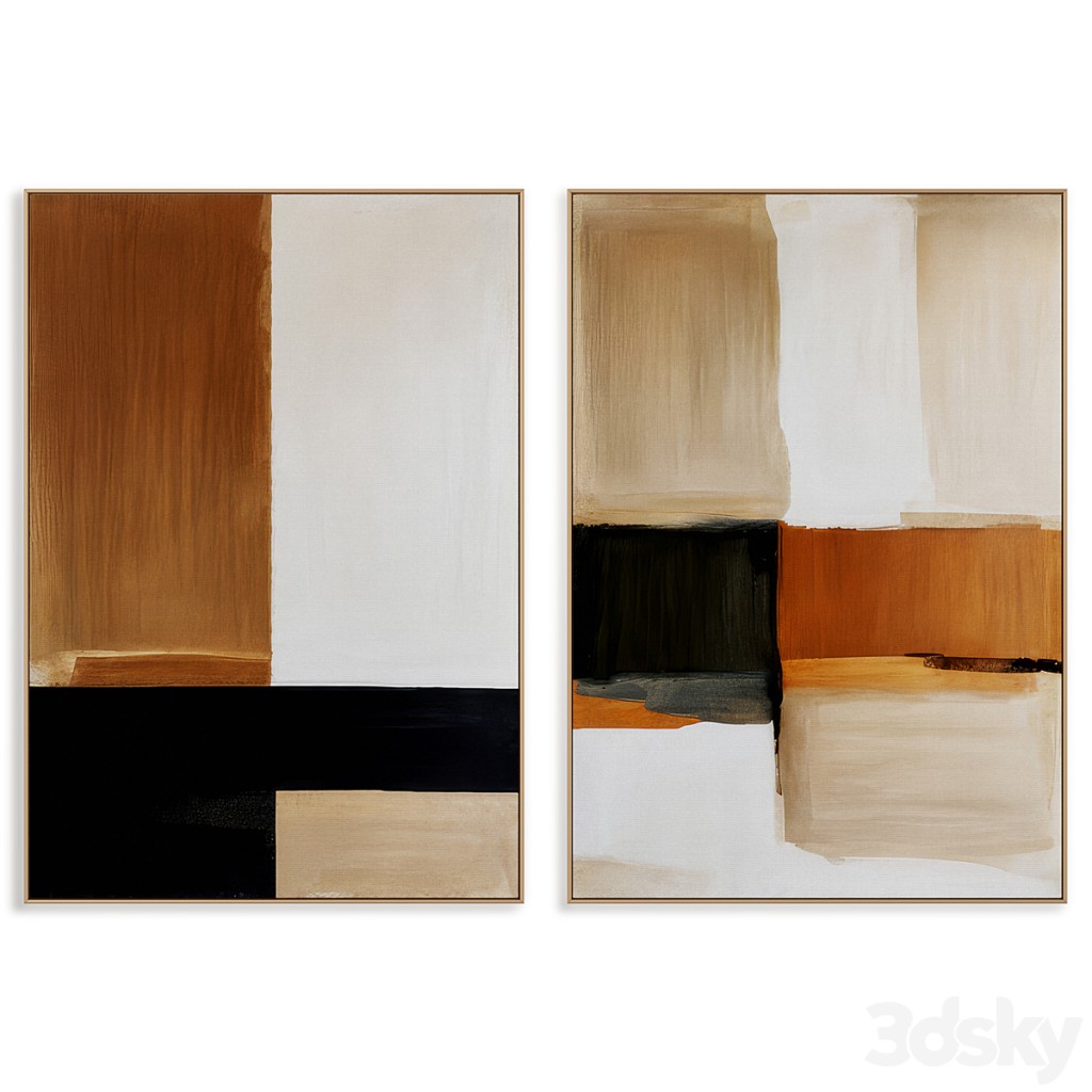 Abstract Painting Frame set 0470