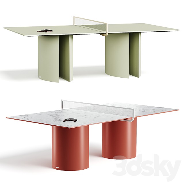 Primo and Mando Tennis Table by Lava