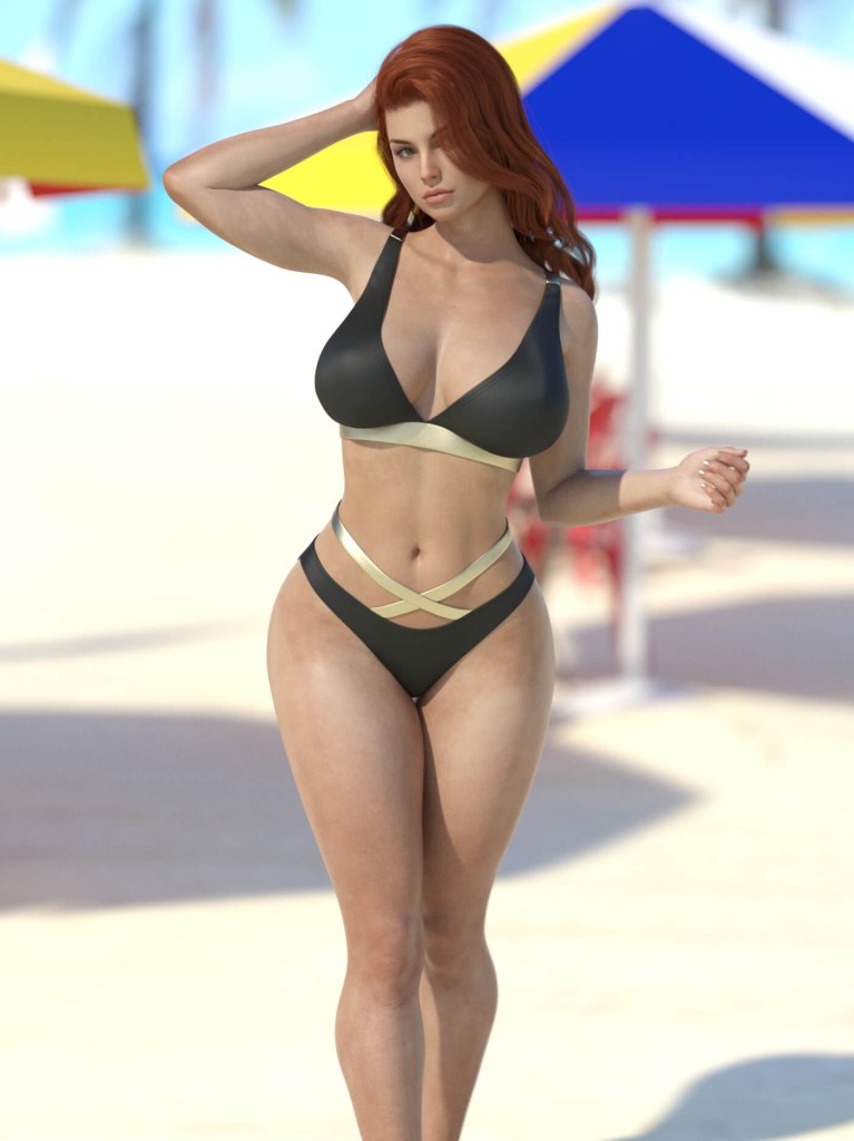 Nef Thick Curvy Body Morphs for Genesis 8 and 8.1 Female