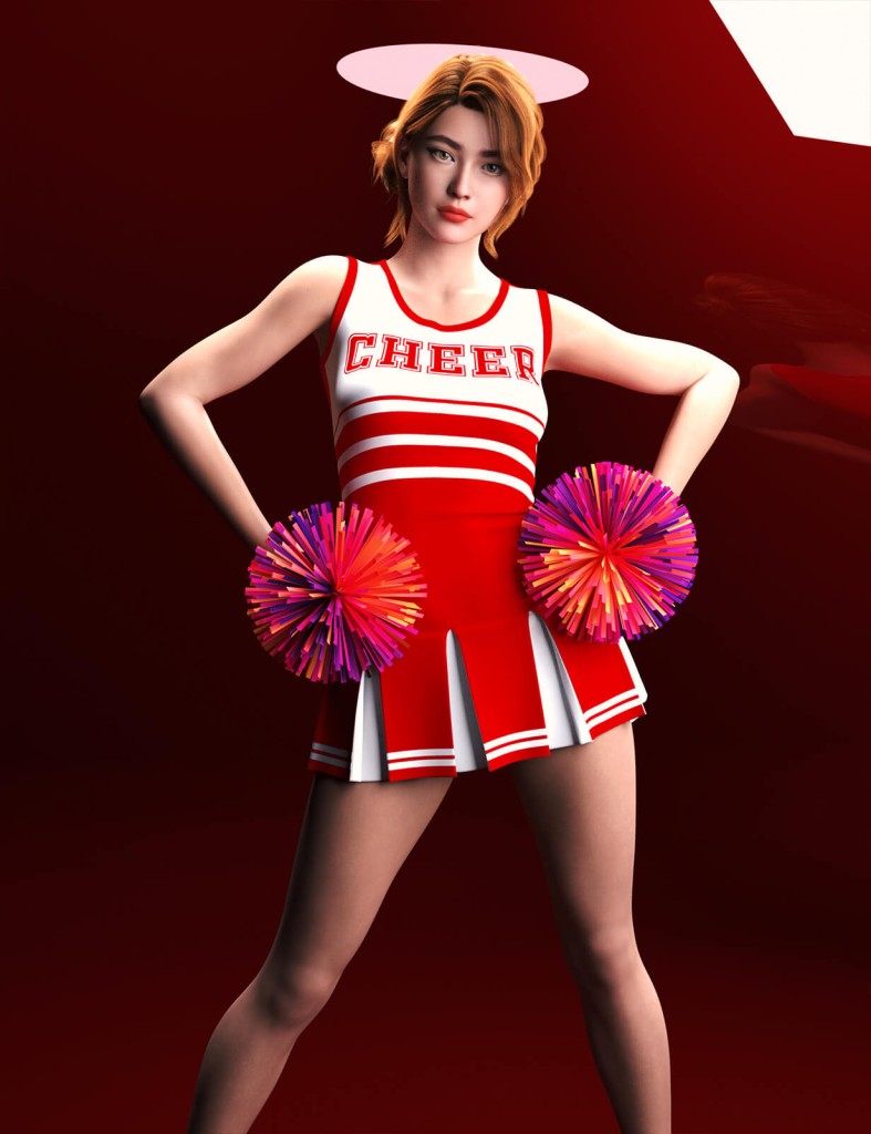 dForce RQL Varsity Cheer Girl Outfit G8F & G8.1F-Bundle