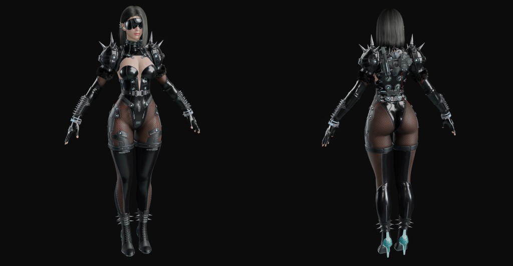 Haley (Black Thorn) Premium for Blender 4.x