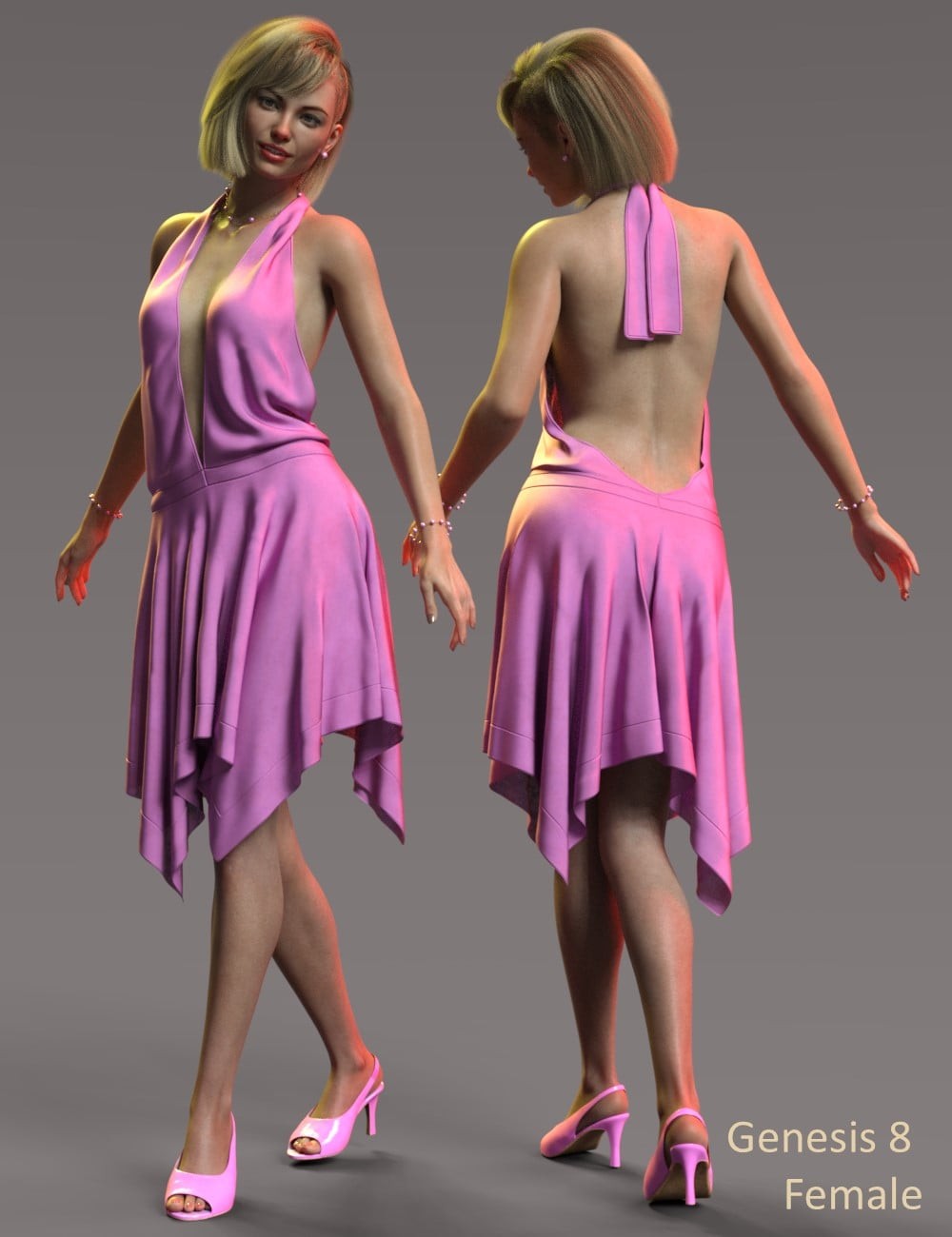 dForce Mode Noir Outfit for Genesis 9 and 8 Female
