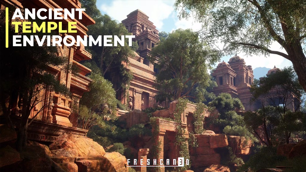 [UE5.1] Ancient Temple Environment