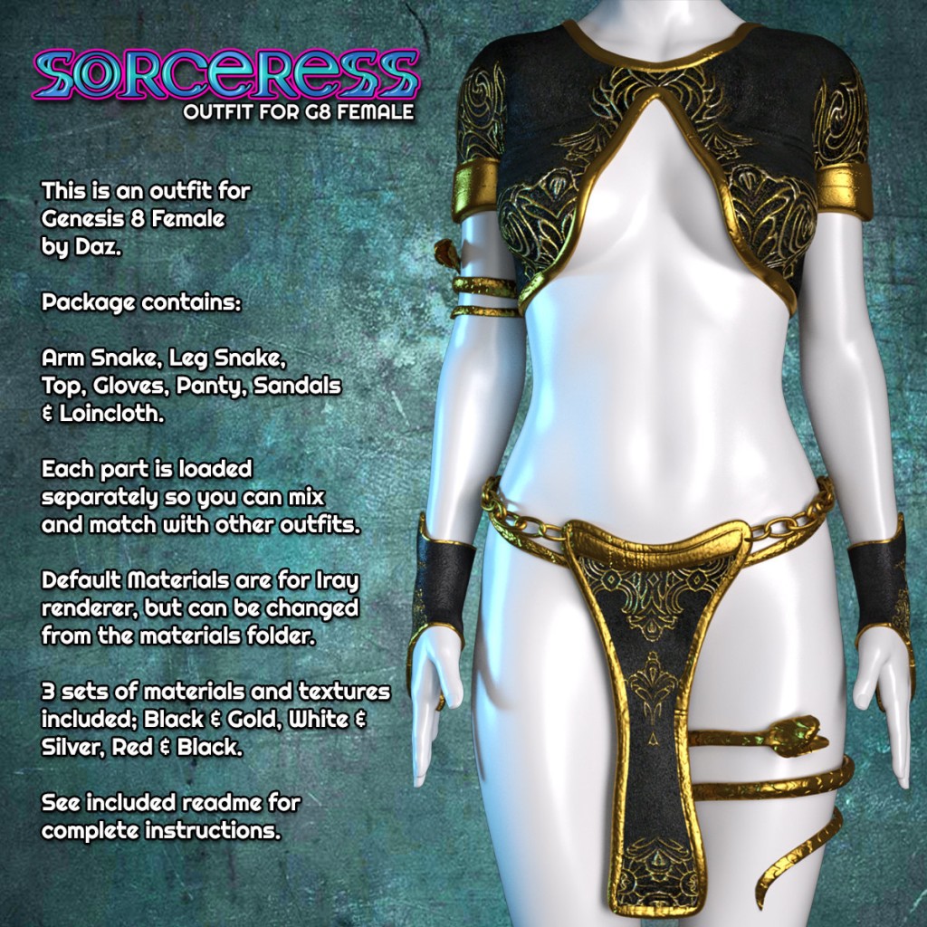 Exnem Sorceress for G8 Female