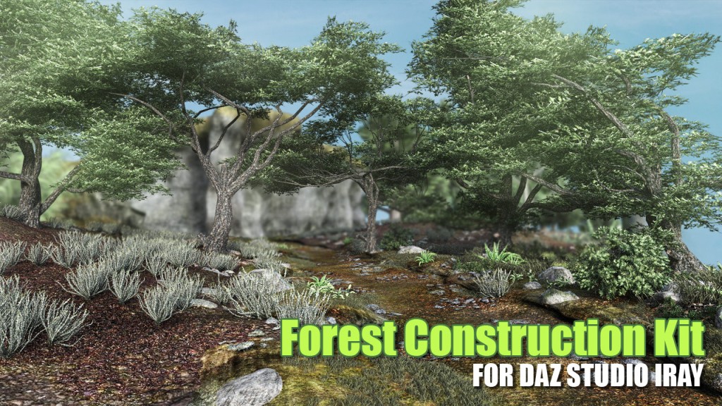 Forest Construction Kit for DS Iray