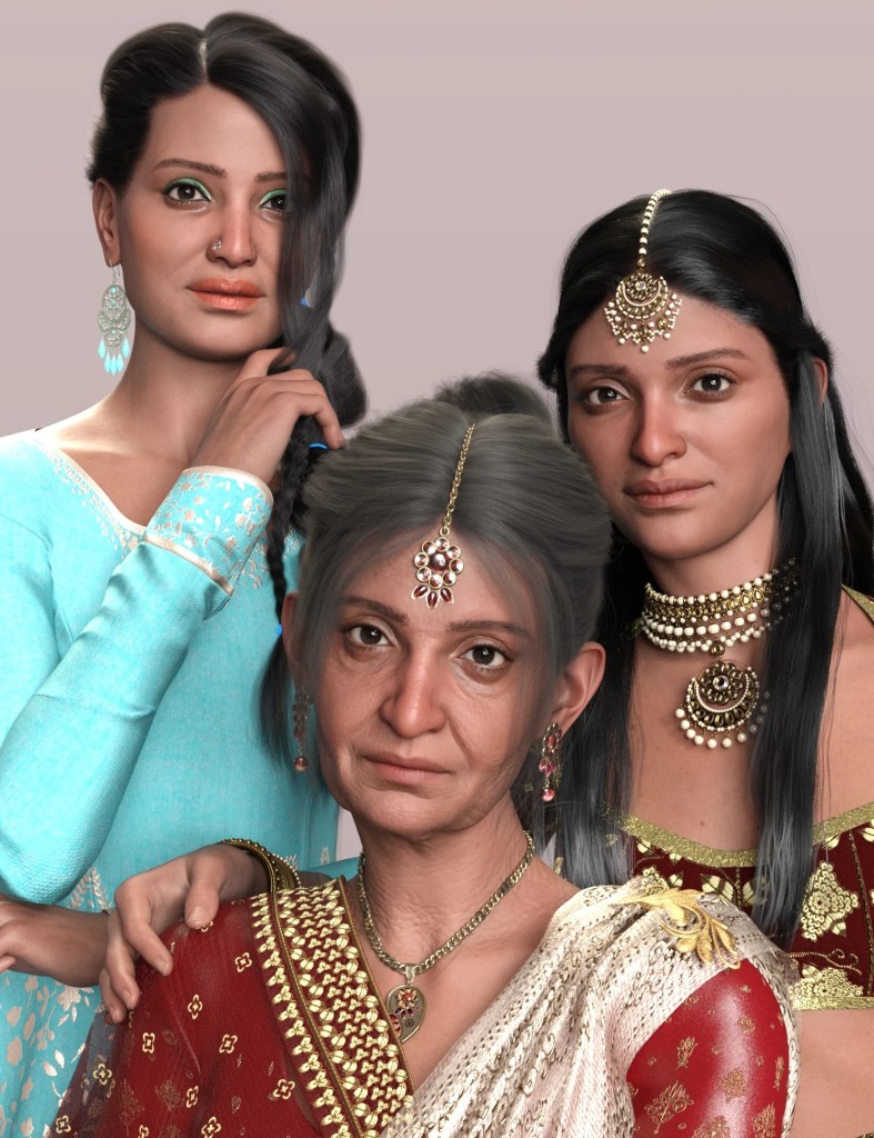 Kala 9 Kinship Alternate Face Morphs