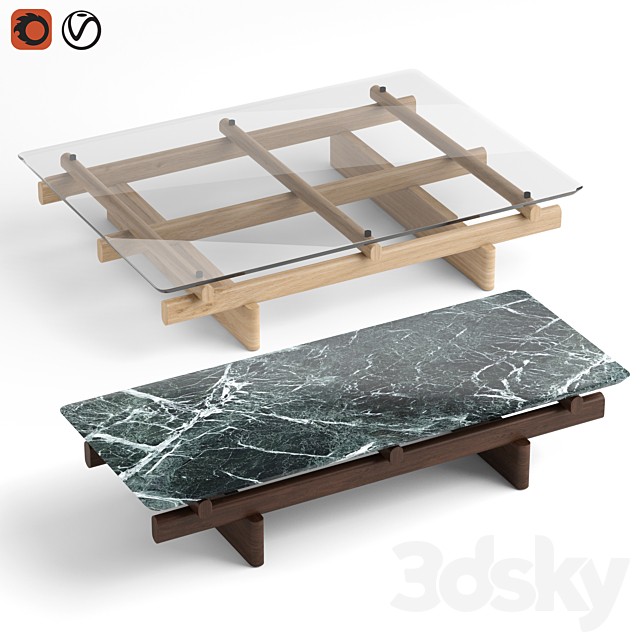 Cassina Sengu coffee tables