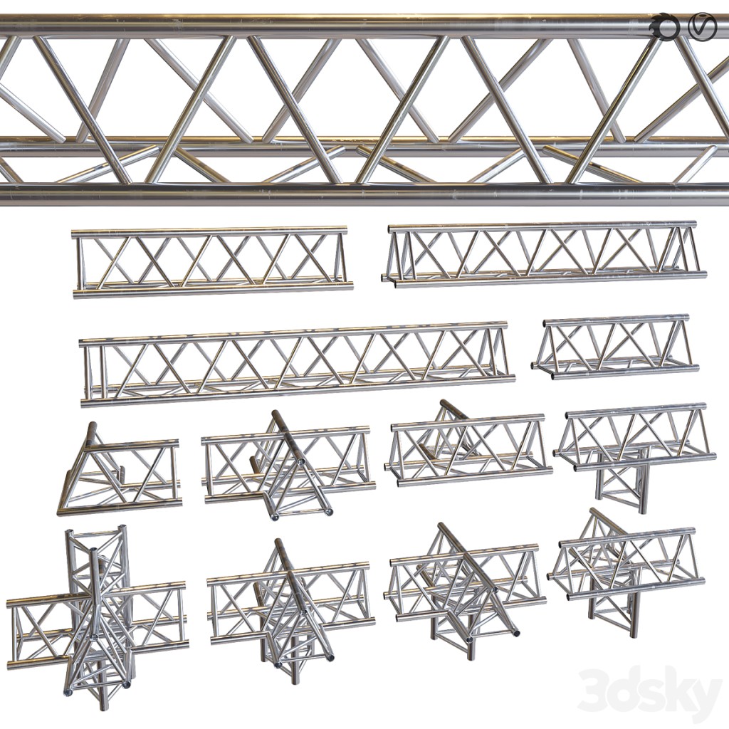 Truss triangular prefab