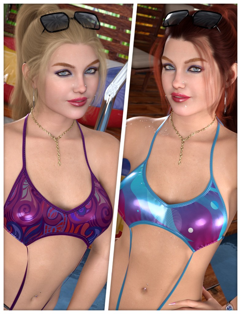 Cover Girl Textures for dForce SU Summer Sexy Swimsuit