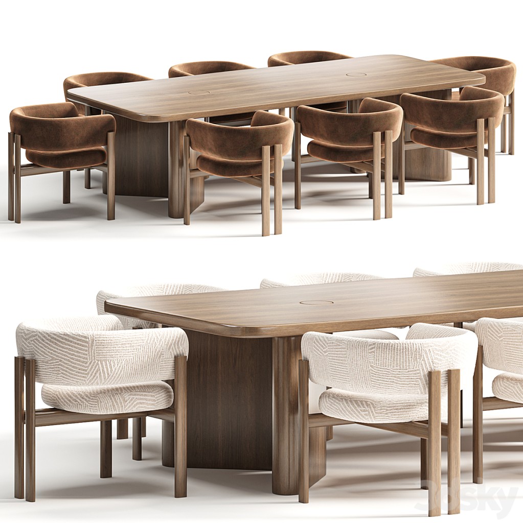 Dining Set, Bay Chair, Tami Dining Table