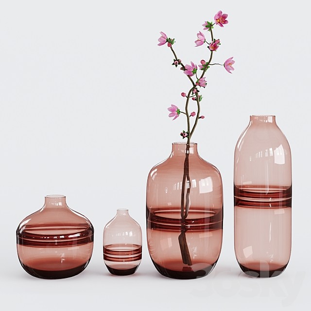 Glass vases