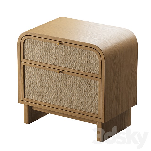 Lulu & Georgia Suzette Nightstand Bedside Table