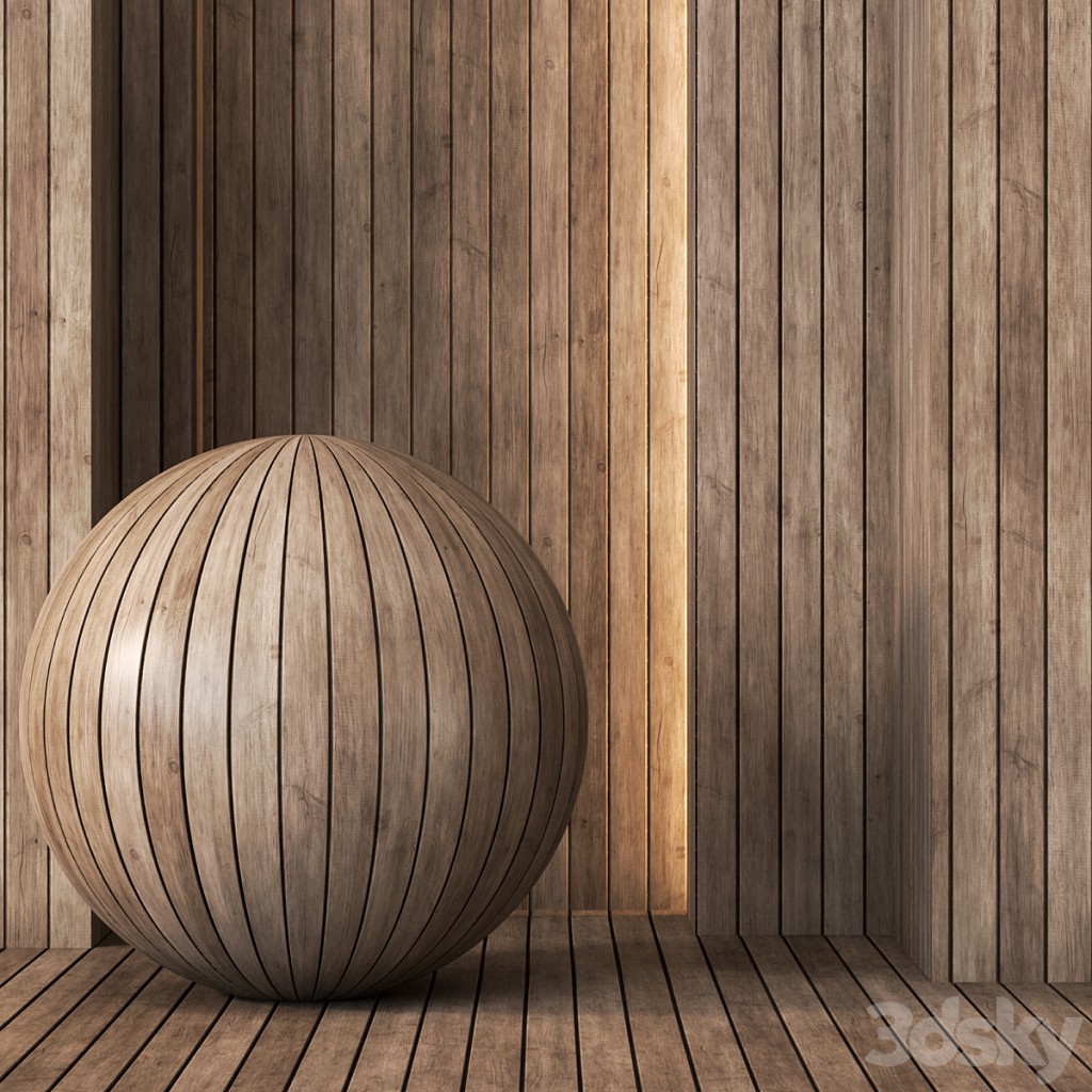 2 Plank Wood Texture - 4K - Seamless