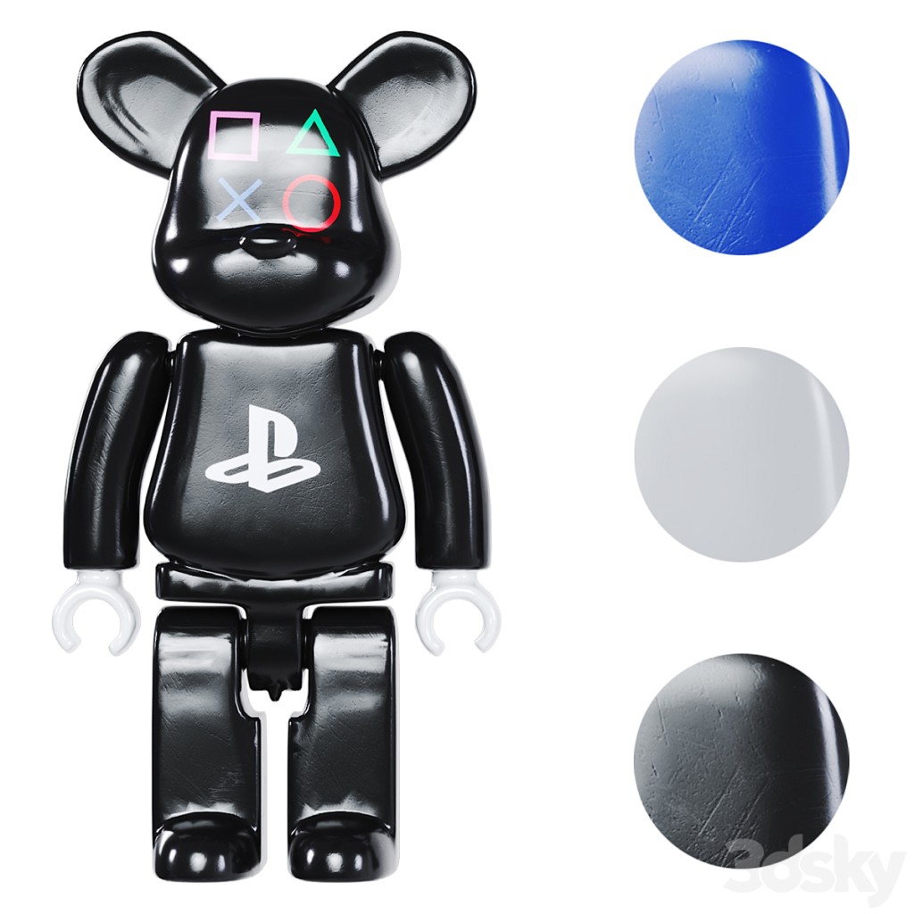 play station bearbrick