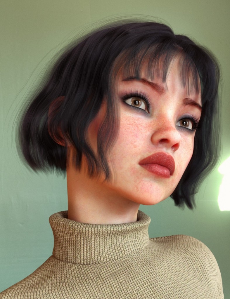 CS Eloise Hair for Genesis 9