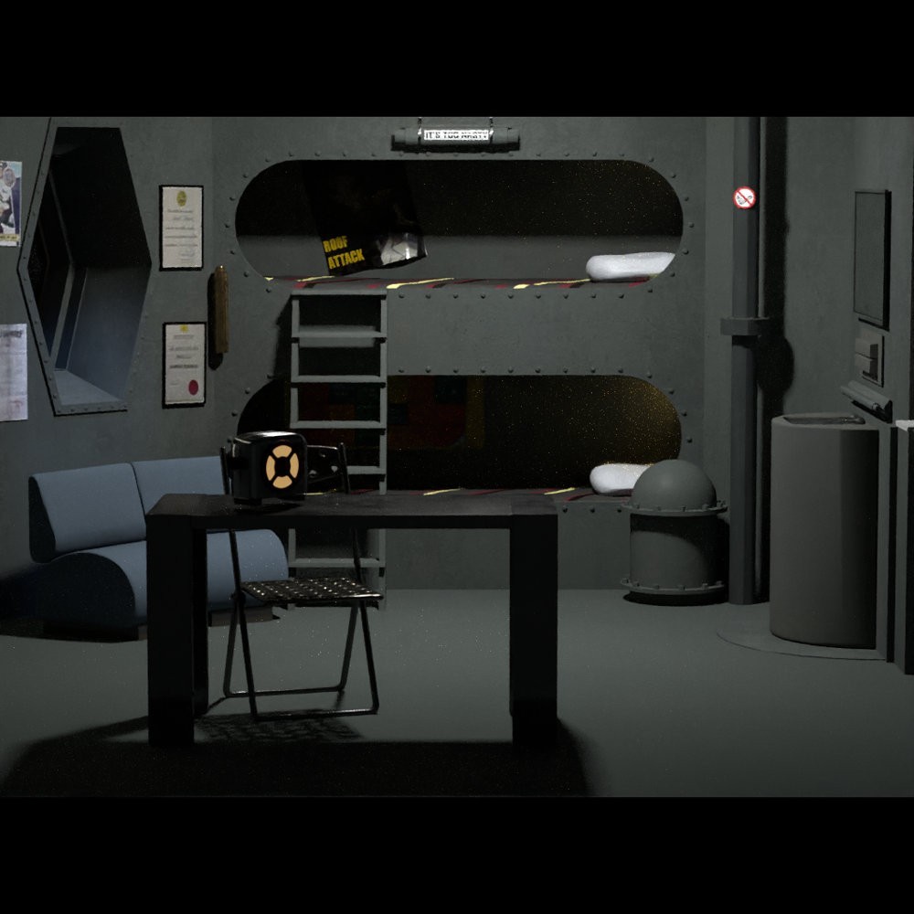 Em Star Bunk Room for Poser