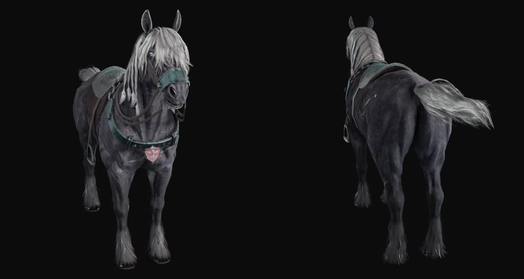 M.Bison Horse Premium for Blender 4.x