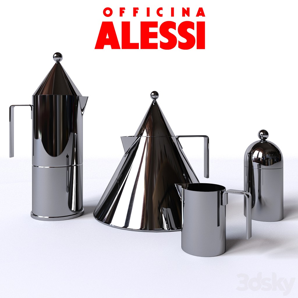 Set designer tableware from Alessi