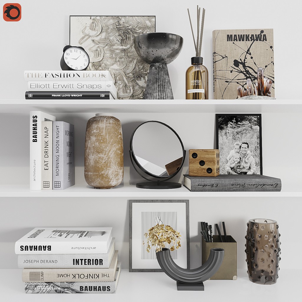 Decorative set for shelves 18