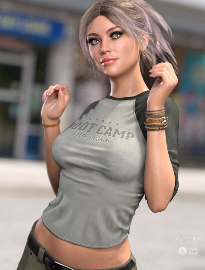 dForce 3 Quarter Sleeve Top
