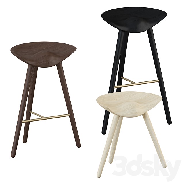 ML42 stool + barstool + counter by lassen