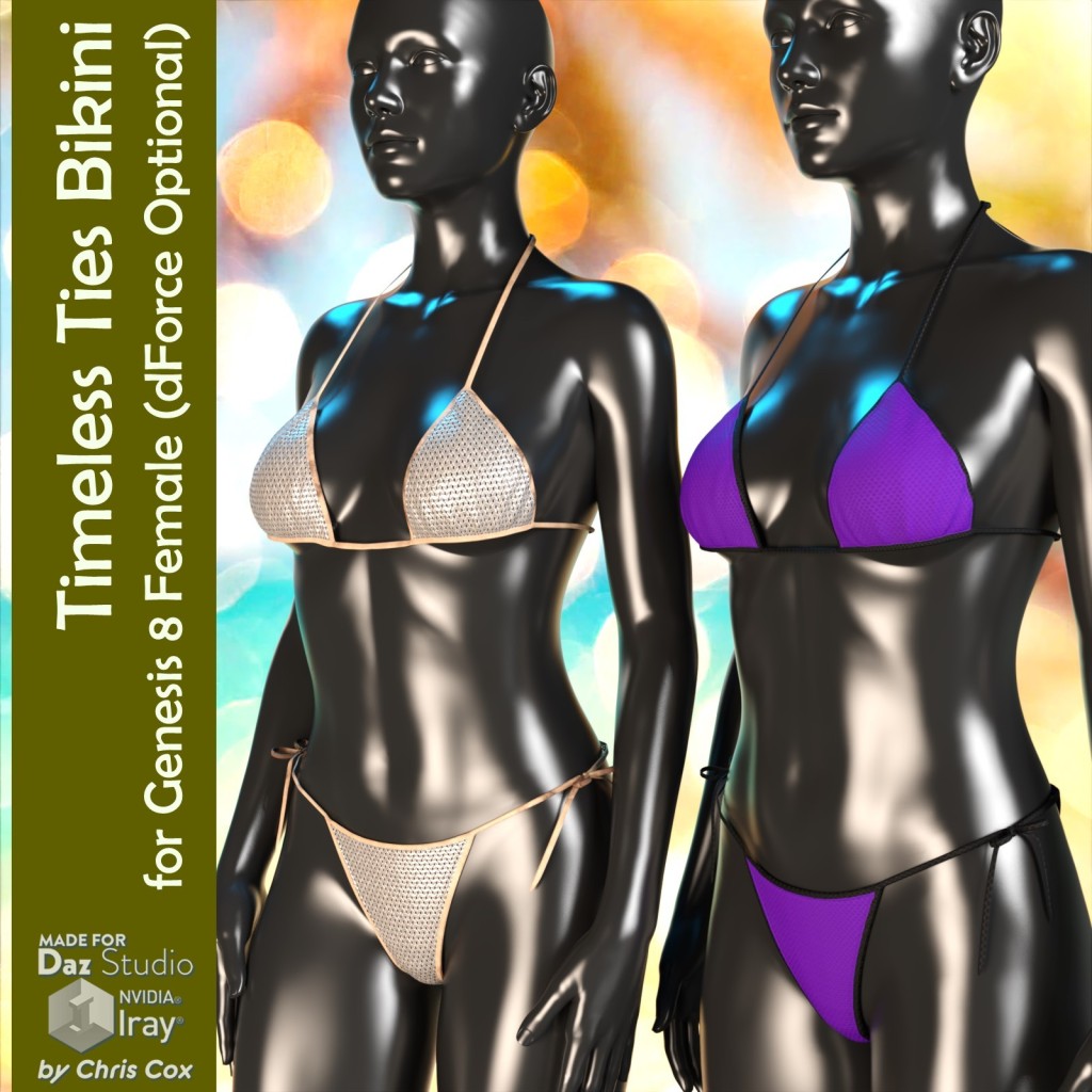Timeless Ties Bikini fo G8F (dForce Optional)