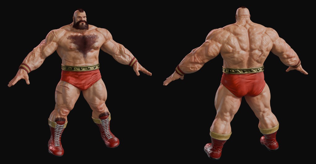 Zangief S2 Premium for Blender 4.x