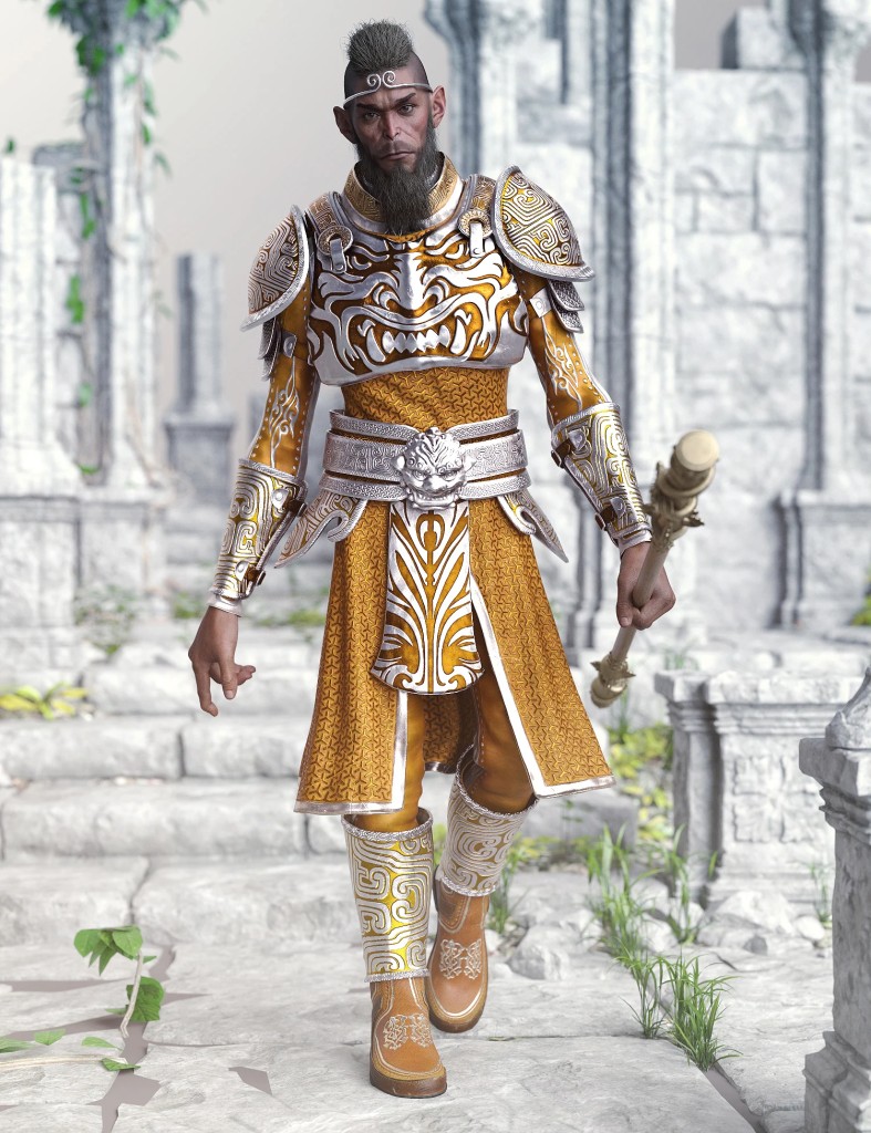 dForce Imperial King Armor Texture Add-On