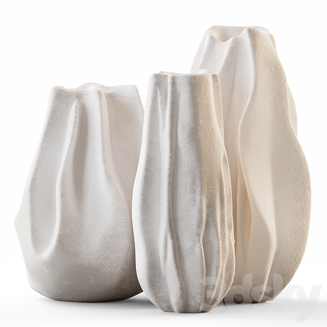 Minimalistic vases set