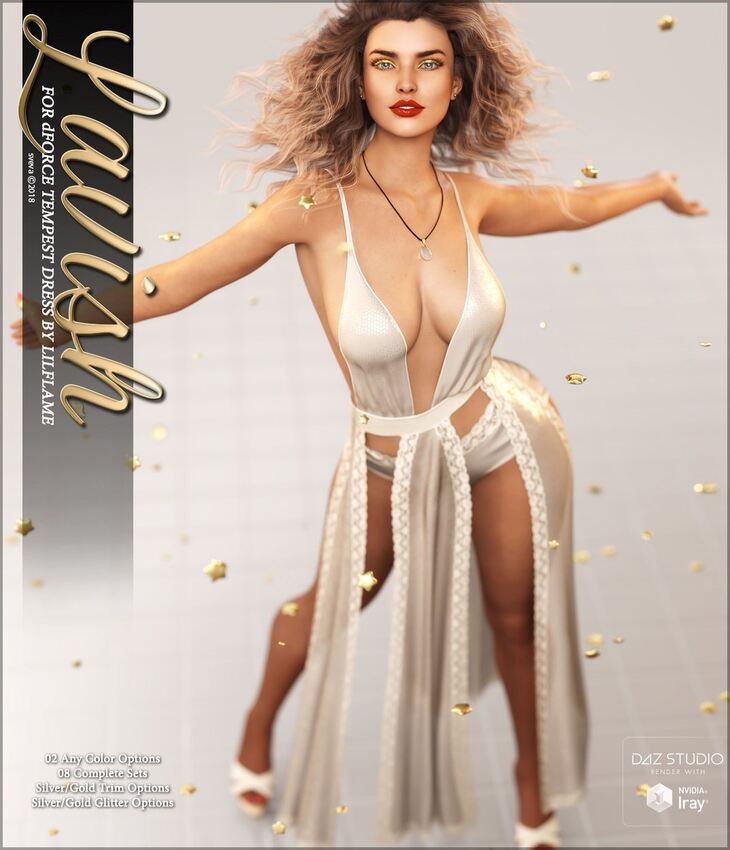 Lavish for dForce Tempest Dress G8F