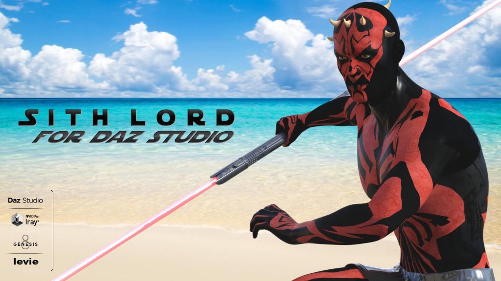 Sith Lord For Daz Studio Genesis 8 and 8.1 Male