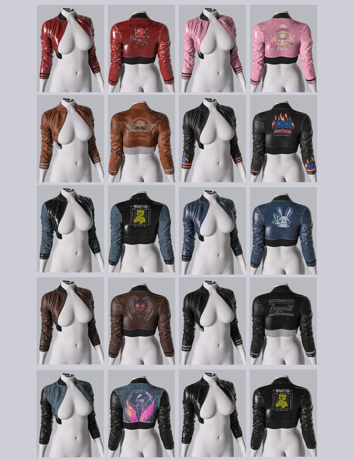 dForce Nitro Mini Jacket for Genesis8-8.1F-G9