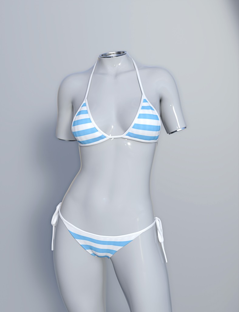 dForce SU Bikini Set for Genesis 9, 8.1, and 8
