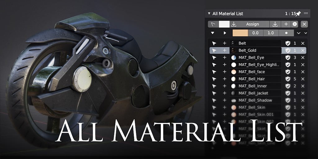All Material List for Blender v2.7.57