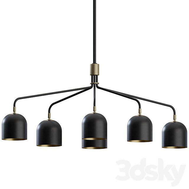 Howard Chandelier 6 Arm by Gubi