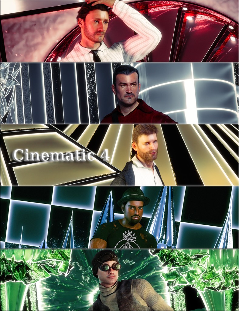 Jepe's Cinematic4 Poses and Props for Michael 8