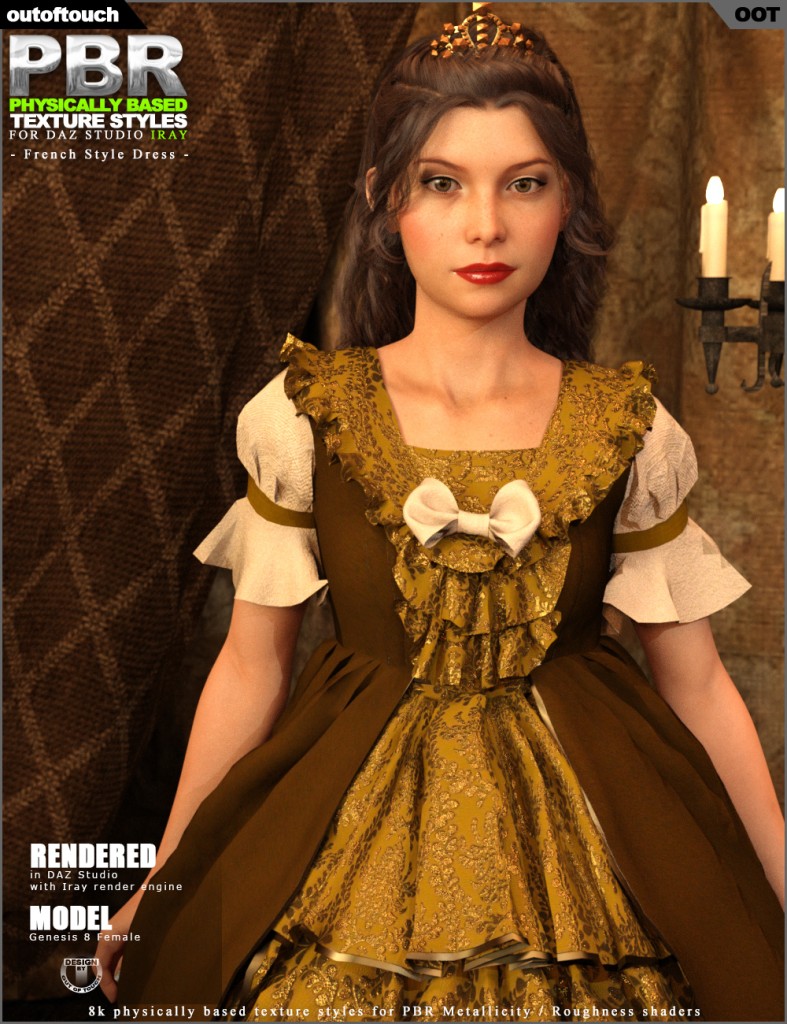 OOT PBR Texture Styles for French Style Dress