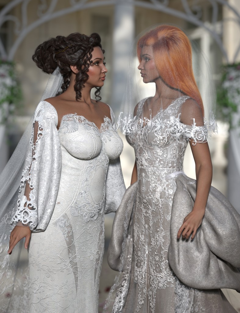 dForce Bridal Accessories Outfit Texture Add-On