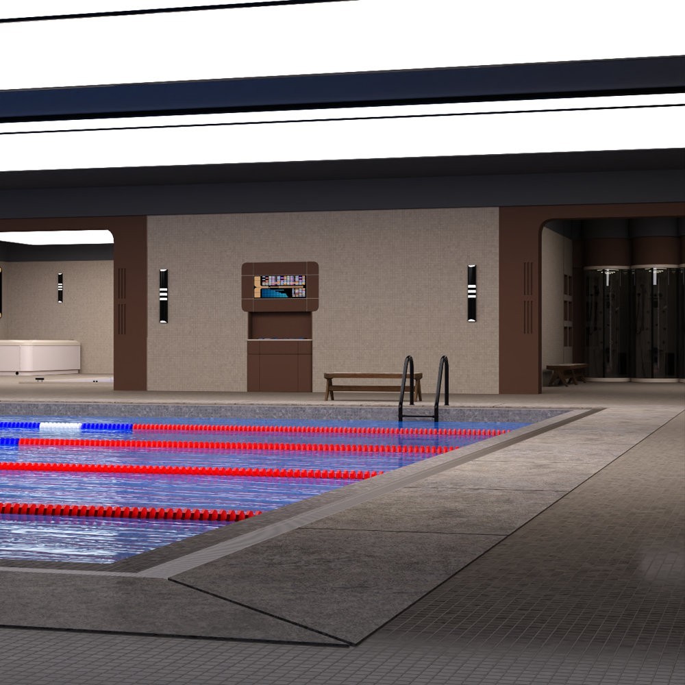 Starship Aquatic Center for DAZ Studio