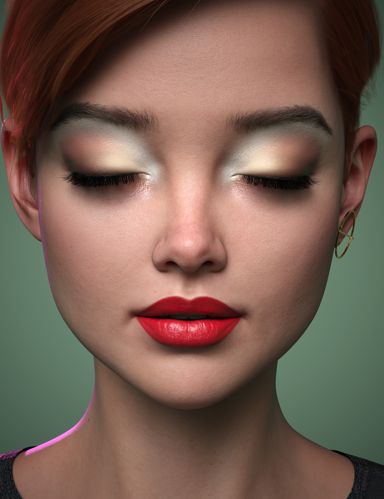 Makeup System - Dramatic Makeup for Genesis 9