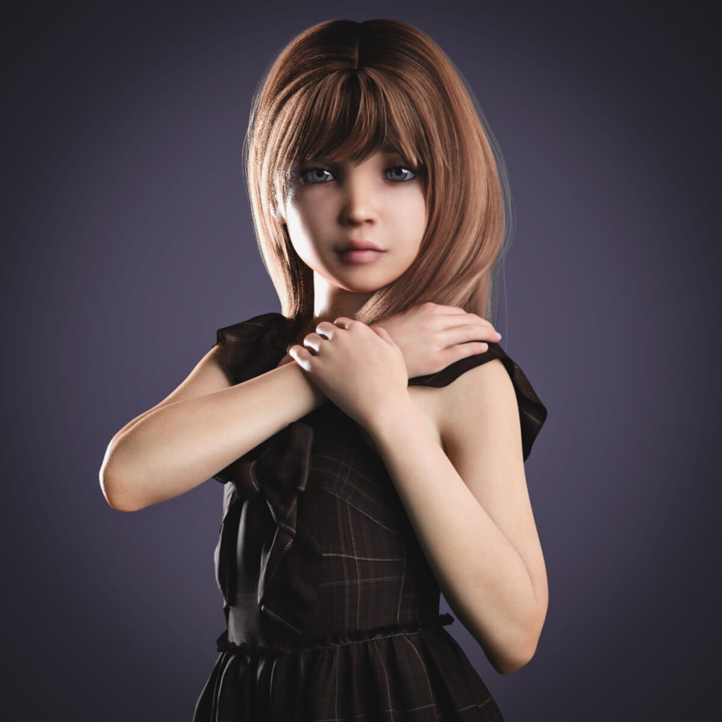Luna Teen For Genesis 8 Female