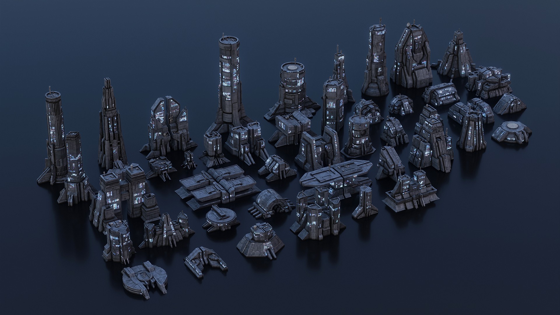 Sci-Fi Brutalist