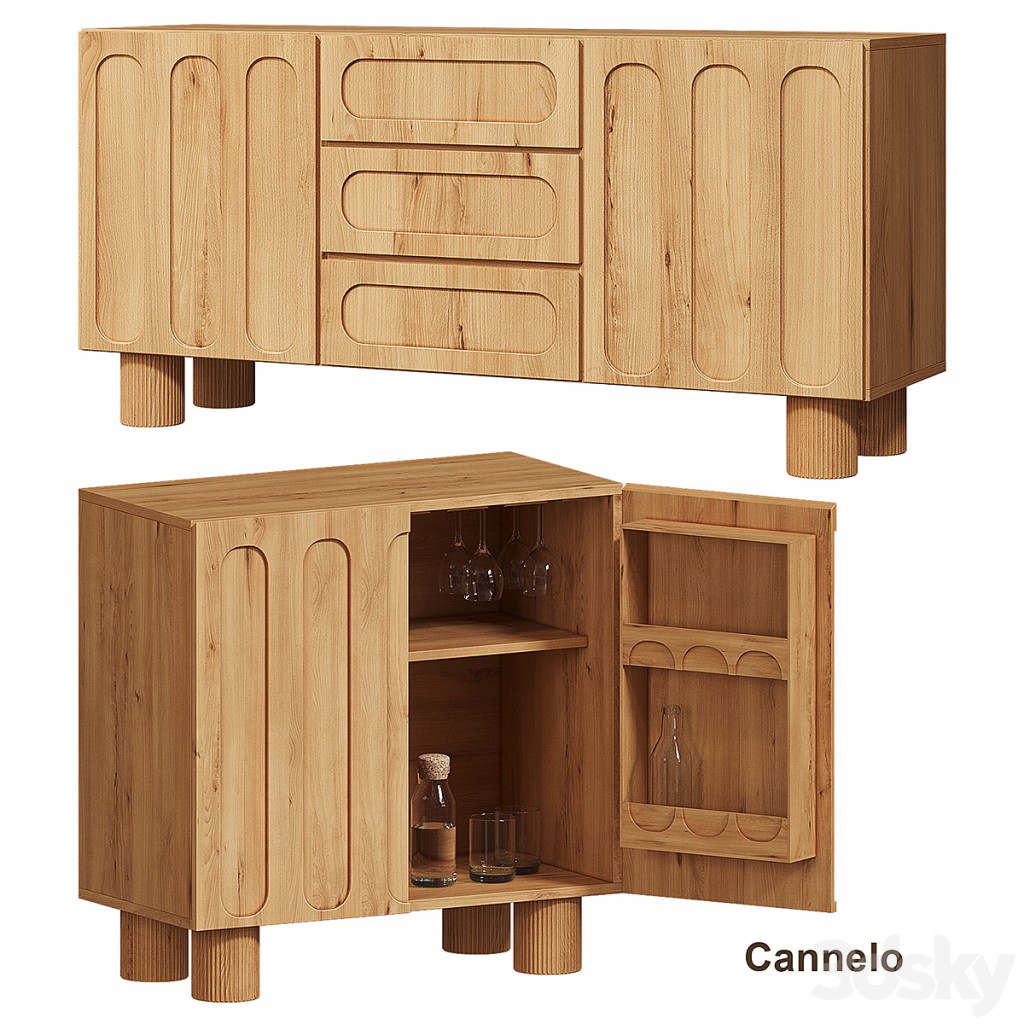 Cannelo Bar cabinet, LA REDOUTE